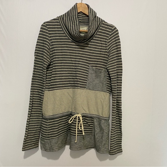saturday sunday Sweaters - Saturday Sunday Anthropologie Cowl‎ Neck Pullover Sweater S Striped Casual